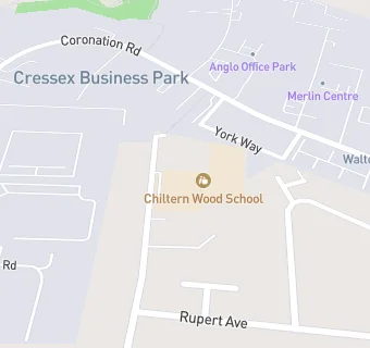 map for Chiltern Wood School