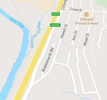 map for Cilfynydd Constitutional Club