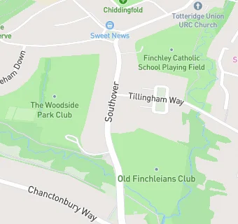 map for Southover Pre School