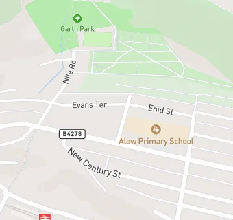 map for Alaw Primary School