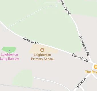 map for Leighterton Primary School