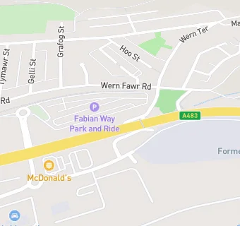 map for Burrows Service Station