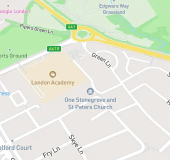 map for The Edgware School