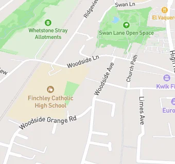 map for North London Hospice