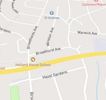 map for Holland House School