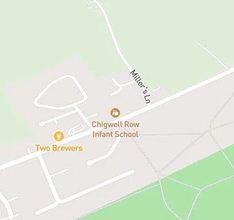 map for Chigwell Row Infant School