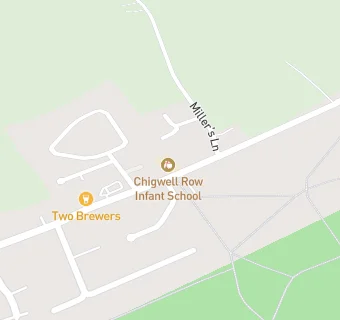 map for Chigwell Row County First School