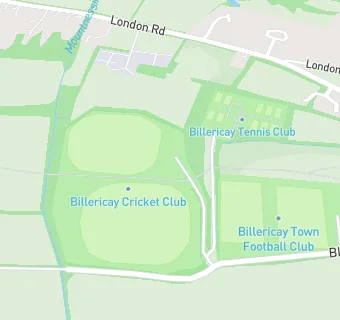 map for Billericay Lawn Tennis Club