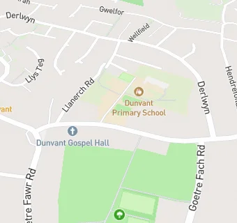 map for Dunvant Junior School