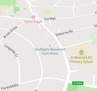 map for Southgate Beaumont