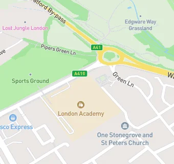 map for London Academy