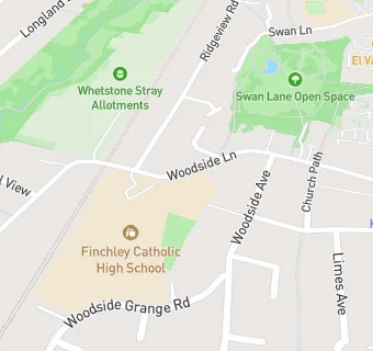 map for Finchley Catholic High School