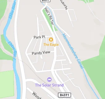 map for Red Triangle Snooker Club