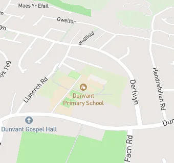 map for Dunvant Primary School