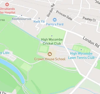 map for Crown House School