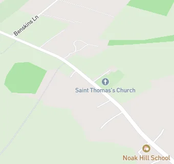 map for Noak Hill Taveners Cricket Club