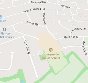 map for Sunnymede Junior School