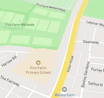 map for Firs Farm Primary School