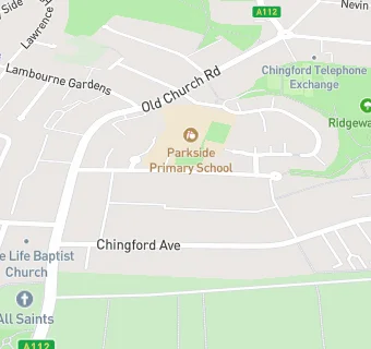 map for WF Catering at Parkside Primary School