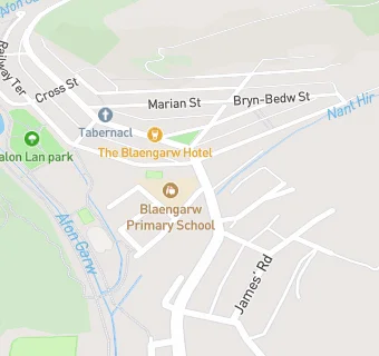 map for Blaengarw Primary School