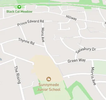 map for Sunnymede Pre-School