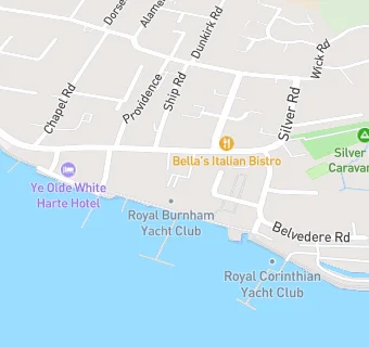 map for Royal Burnham Yacht Club