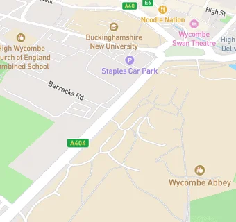 map for Wycombe Abbey