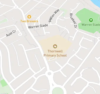 map for Thornwell Primary School