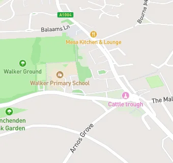 map for Walker Primary School