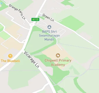 map for Chigwell Primary School