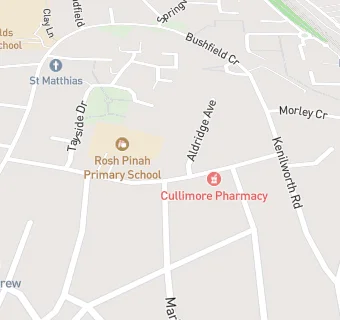 map for Cullimore Chemist