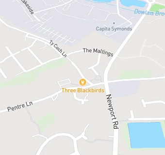 map for Three Blackbirds