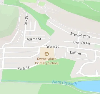 map for Cwmclydach Junior School