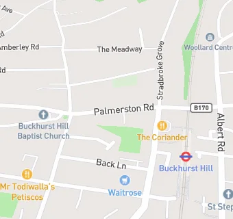 map for Palmerston Road Surgery