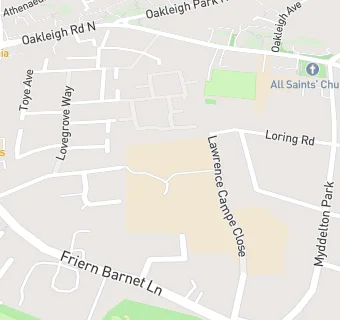map for Queenswell Junior School