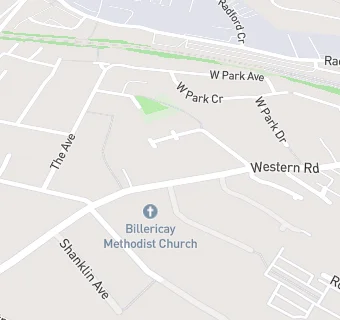 map for Billericay Methodist Church