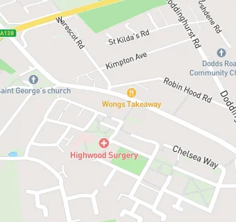 map for Hawthorn Bunglow