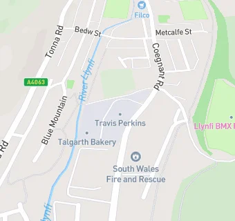 map for Talgarth Bakery Ltd