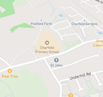 map for Charfield Primary School