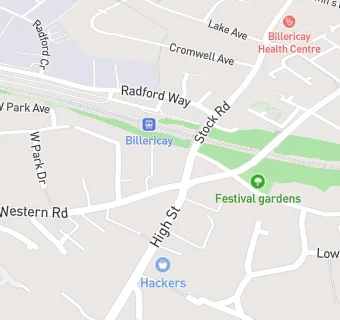 map for Billericay Constitutional Club