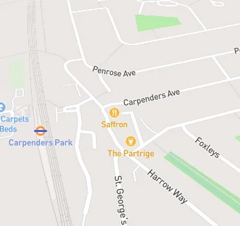 map for Carpenders Park Convenience Store