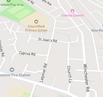 map for Latymer Road Surgery