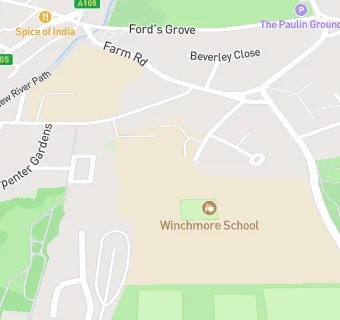 map for Winchmore School