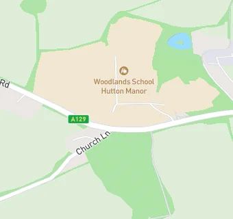 map for Woodlands School Hutton Manor