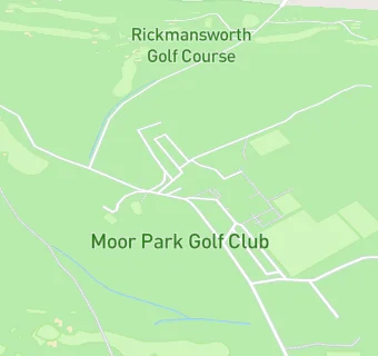 map for Moor Park Golf Club Ltd