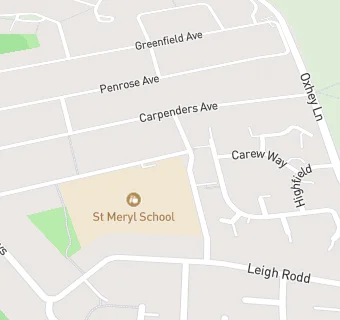 map for St Meryl School