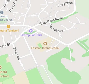 map for Eastrop Infant School