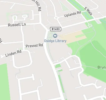 map for Brunswick Park Medical Practice (Bpmp)