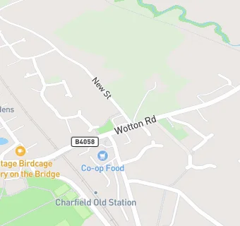 map for Charfield Service Station