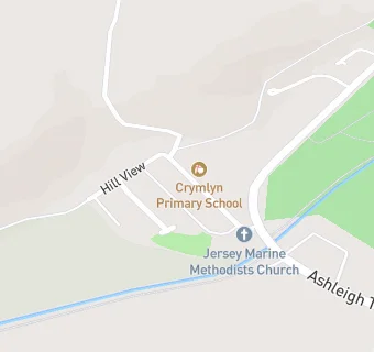 map for Crymlyn Primary School